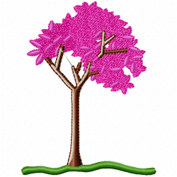 Trees Embroidery Design 9